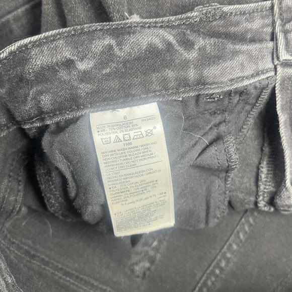 Old Navy Pop Icon Sizs 6 Skinny Black Ripped Jeans Womans pants Womans old navy - Picture 9 of 9